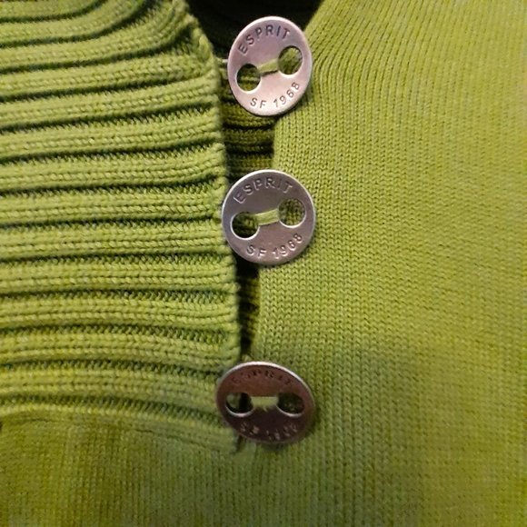 COMFY 100% COTTON Olive green warm ESPIRIT de CORP Sz M - XL VGUC - Picture 3 of 7